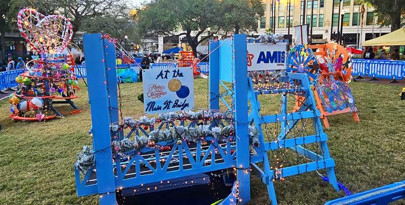 AMI Kids Jacksonville won Crowd Favorite JWJP Display. (photo courtesy of Deck The Chairs)