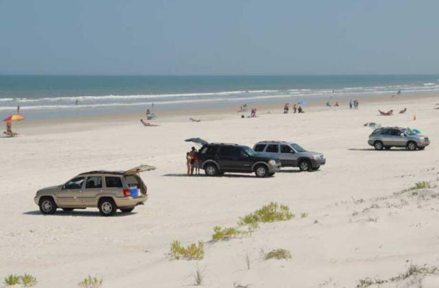 Due to the possibility of soft sand conditions, only 4WD vehicles may be allowed on some beaches. (photo submitted