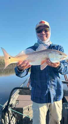 Allen Andone with a redfish (photo submitted)