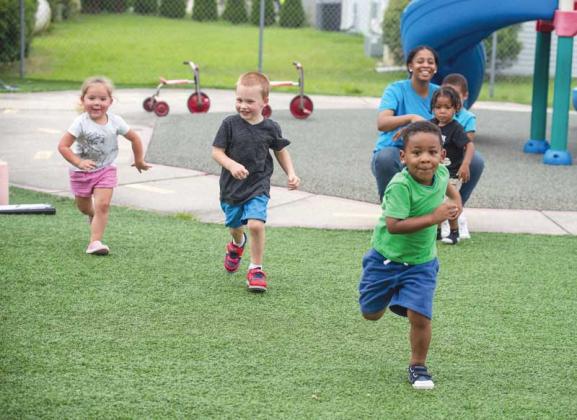 Young children should be active throughout the day, according to the CDC, for growth and development.