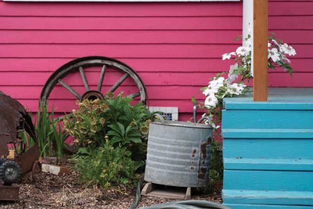 Use rain barrels to collect rainwater, which may help flowers, trees, vegetables and shrubs be more vibrant and hearty.