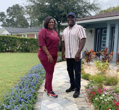 LaToya Thomas and her father, Sam, will be in an episode of the HGTV show, "The Renovator," airing Oct. 18. (photo by David Bailey)