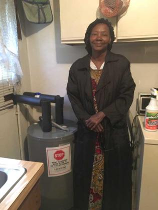Lula Wise of the Beaches now has a working hot water heater, thanks to BEAM’s seniors program. (photo submitted)