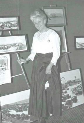 Jean H. McCormick at a centennial party.(photos from Beaches Museum files)