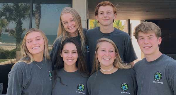 Shown are (bottom row, from left) Lauren Hinrichs, Izzy Mignone, Hope Daughtry, Andrew Worman, (top row) Natalie Decker and Maximus Moquin.