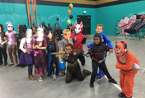 Children pose in costume at the Jax Chamber Beaches Division Halloween party. (photo submitted)