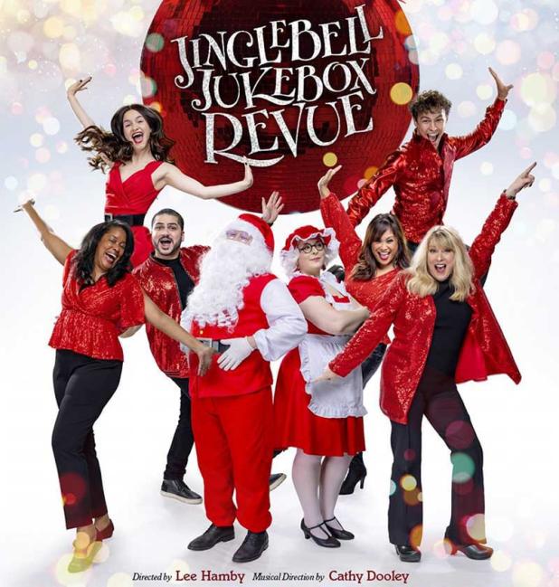 Created and conceived by Director Lee Hamby and Musical Director Cathy Dooley, "Jinglebell Jukebox Revue" features choreography by Jocelyn Geronimo.