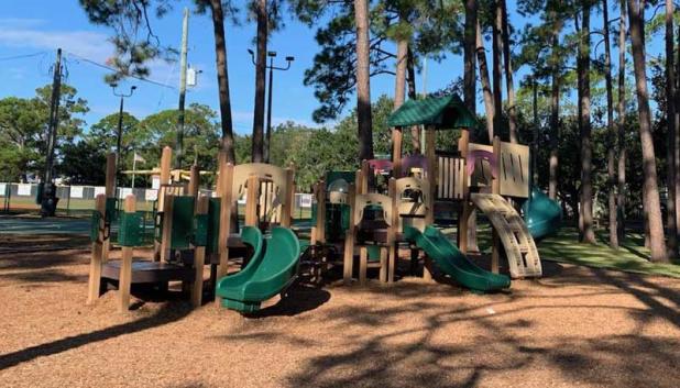 Jack Russell Park is one of the locations in Atlantic Beach where cigarette smoking is banned. (photo by David Bailey)