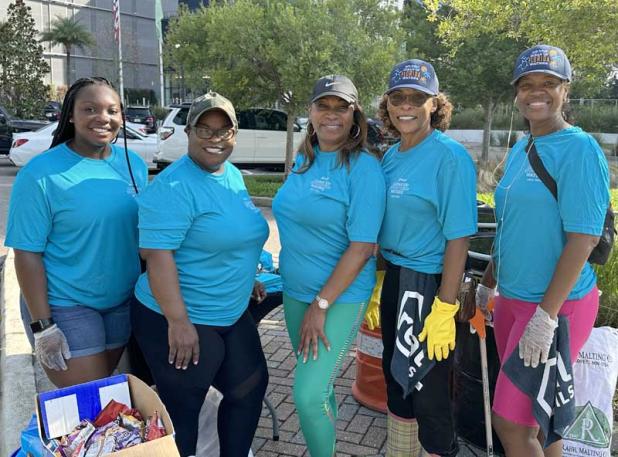 Trenity Bridges, April Hall-Lloyd, Jackie Boyd, Sharon McNeal and Margie Anderson (photo submitted)