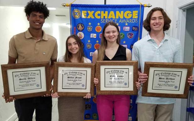 (From left) Seth Allen, Billye Frost, Cate Rosa and Ben Arthur.