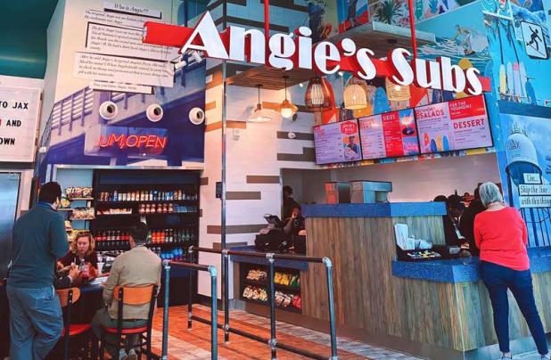 Angie's Subs' new location at the Jacksonville International Airport.