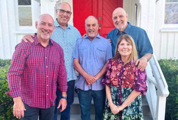 The Adeeb family, Mitch Kaufmann and Lori Moffett