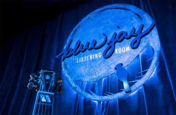 The Blue Jay listening room.