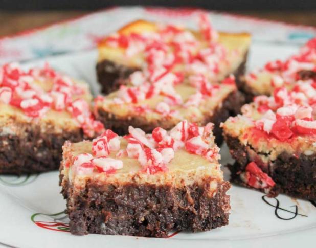 Peppermint Cheesecake Brownies