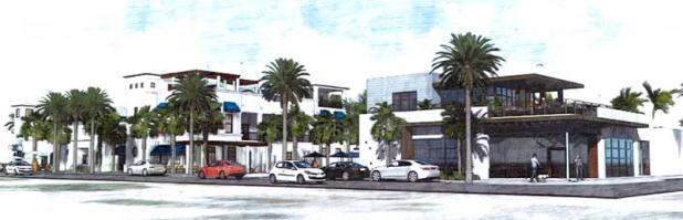 The Gallery at Jax Beach features a mixed-use space with restaurant, retail and residential use. The proposed project would be completed in four phases.