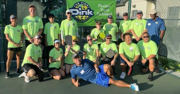 First Dink members gather at the inaugural event. (photo submitted)