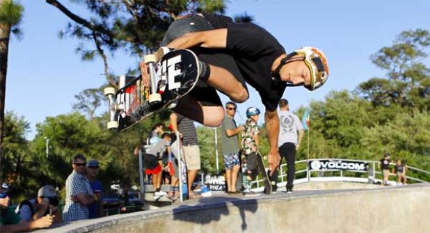 Big air from Pat Brown. (photo by Rob DeAngelo)
