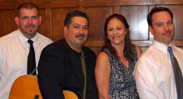 The Florida State Bluegrass Band includes, from left, Josh Griffin on the banjo, Ernie Evans on guitar and vocals, Debi Evans on upright bass and vocals, and Billy Swinson on the mandolin. (photo submitted)