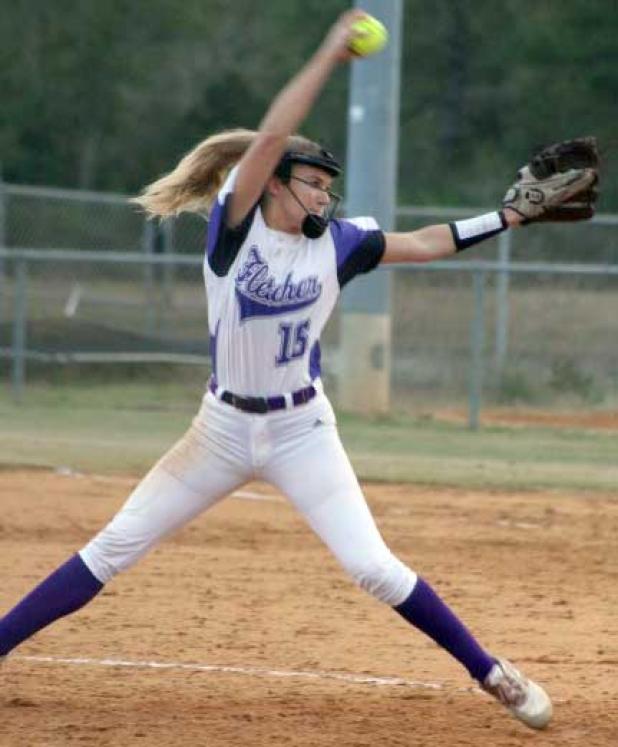 Presley Harrell pitches against Flagler Palm Coast. (photo submitted)