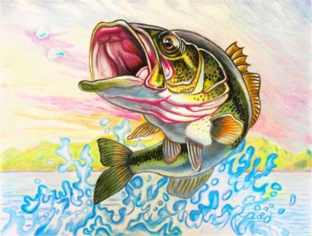 Artwork by 11th-grader Zelin Wang. (photo submitted)