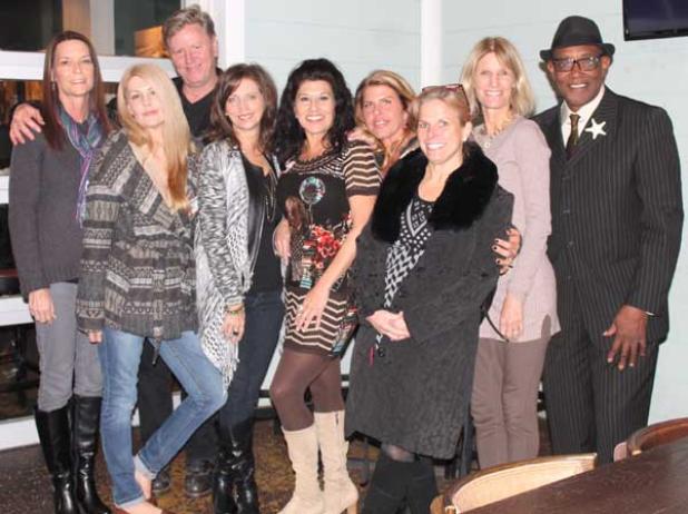 Some of the Beaches Hospitality Network's board and advisory members past and present were among those in attendance for BHN's monthly mixer held on Tuesday night at Zeta. Jan. 19 marked the 20th year of the organization and a celebration will be held later this year to commemorate the anniversary. Pictured are Robin Theriault, Kourtney Webb, Rob Nicholson, Amy Galbreath, Irene McDill, Joelle Bretz, Carolyn Herman, Gay Dunn and Sterling Joyce (photo by Chelsea Wiggs)