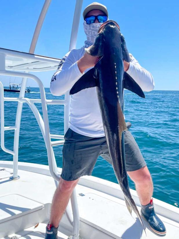 Ryan Yount with a cobia he caught while fishing the Space Coast. (photo submitted)