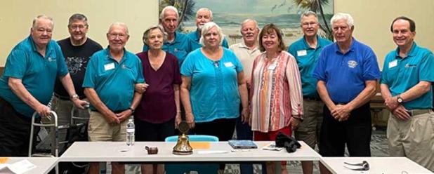 Beaches Kiwanis members (front row, from right to left) Bob Burch, Bill MacLeod, Ellen Canaday, Mary Ann, Lucy Watson, Chuck Watson, Gerry Petrick, (back row) Dennis Eller, Max Robinson, Mike Harper, Karl Price and Jim Lee. (photo submitted)