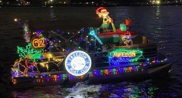 The boat club took second place in the corporate boat category. (photo submitted)