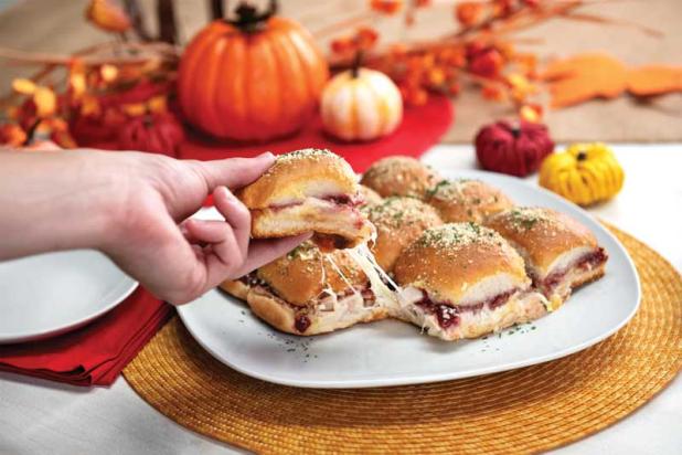 Turkey Cranberry Dinner Rolls