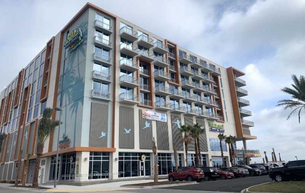 The Margaritaville Beach Hotel is open in Jacksonville Beach. (photo by David Bailey)