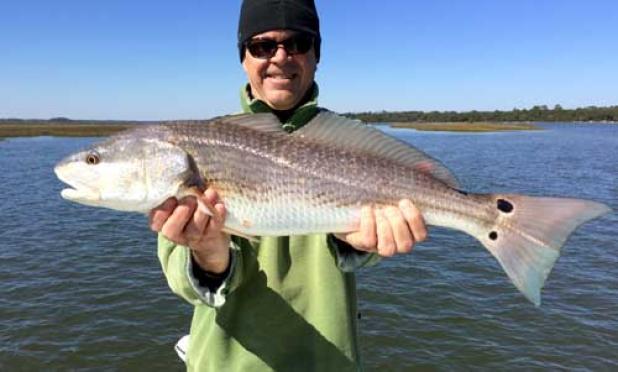 Jud Durel caught this 26.75-inch redfish on Feb. 27. (photo submitted)