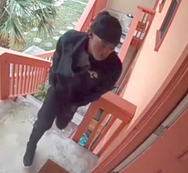 The Neptune Beach Police Department is actively looking for this suspect regarding the shooting at Park Place Apartments. (photo submitted by the Neptune Beach Police Department)