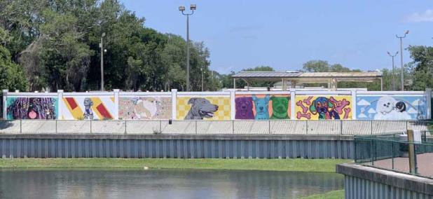 Paws Dog Park in Jacksonville Beach