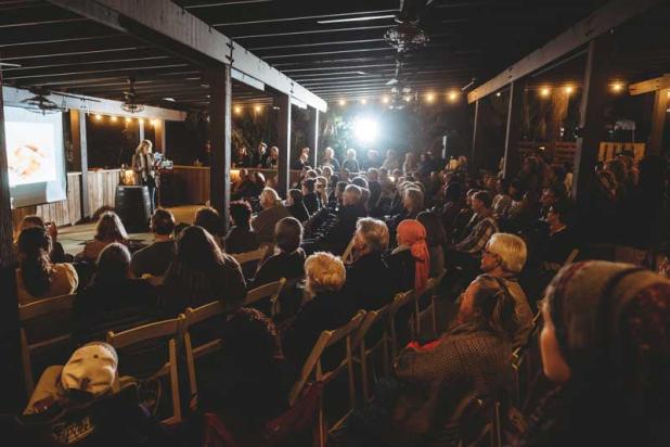 A previous St. Augustine Pecha Kucha event. (photo by Kate Gardiner)