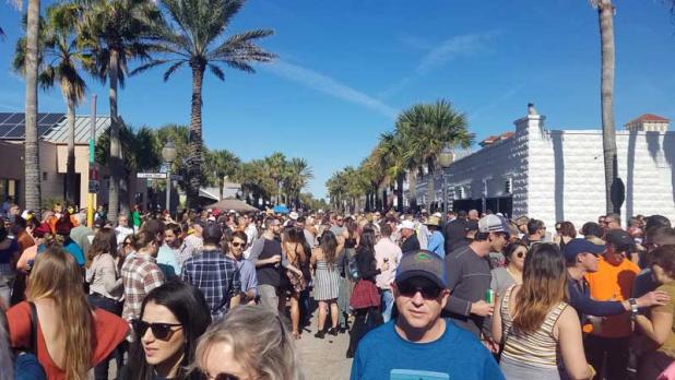 The new owners of Pete's Bar plan on carrying on the annual Thanksgiving celebration, as seen here in 2019. (photo by Sandy Golding)