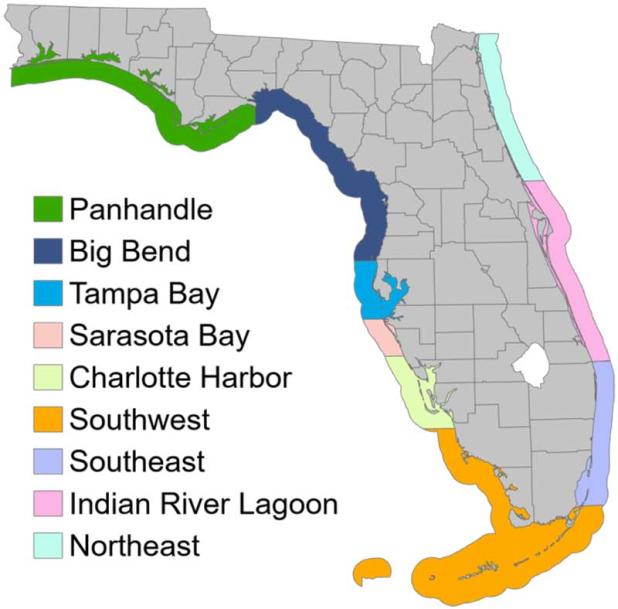 Proposed redfish management regions. (graphic submitted)