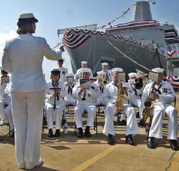 Members of the Navy Band Southeast perform during a concert. (photo from Navy Band Southeast Facebook)
