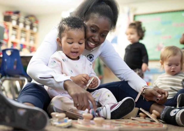 Children can explore math through common toys and games, like shape sorters, knob puzzles and nesting cups for infants and toddlers.