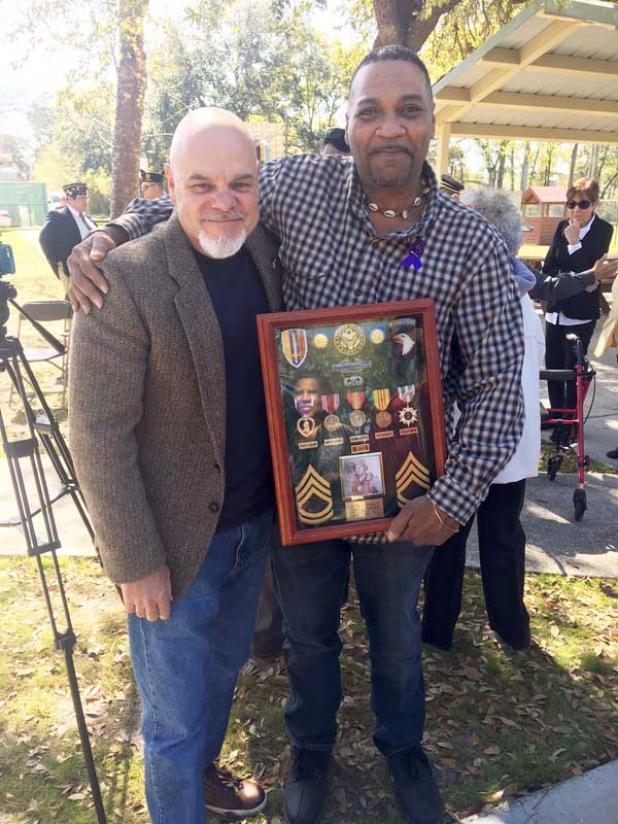 Lenny Jevic with Leroy Everett Jr.  (photo submitted)