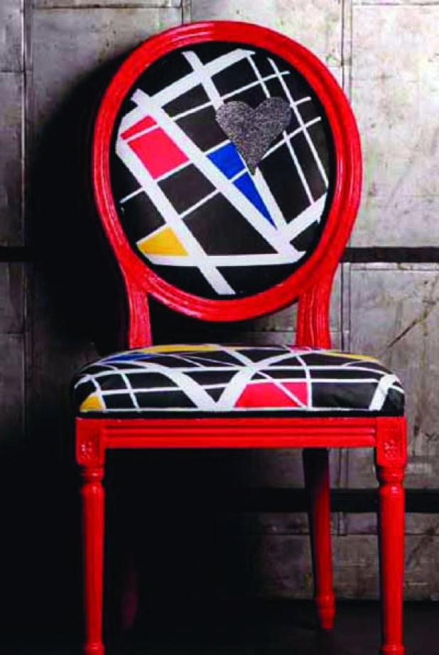 Sitting Pretty Painted Chair