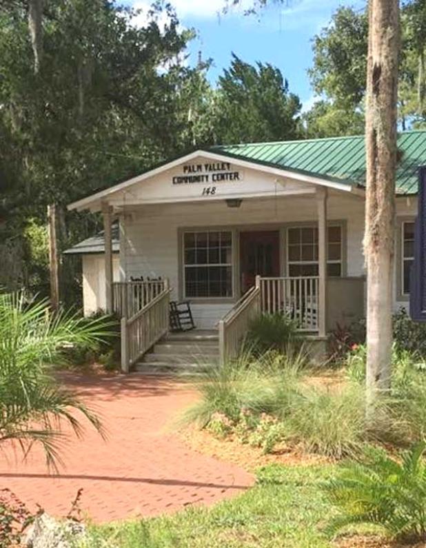 The Palm Valley Community Center has received a gift of landscaping from a local nursery. (photo via PVCA)
