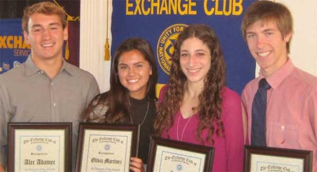 Alec Adamec, Olivia Martinez, Jessica Goldman and William O’Hara.