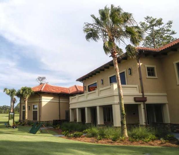 The new Performance Center at TPC Sawgrass sits adjacent to the practice facility at the course. (photo by David Rosenblum)