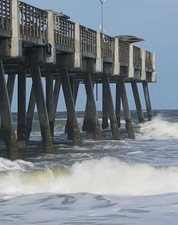The Jacksonville Beach pier. (photo by Liza Mitchell)