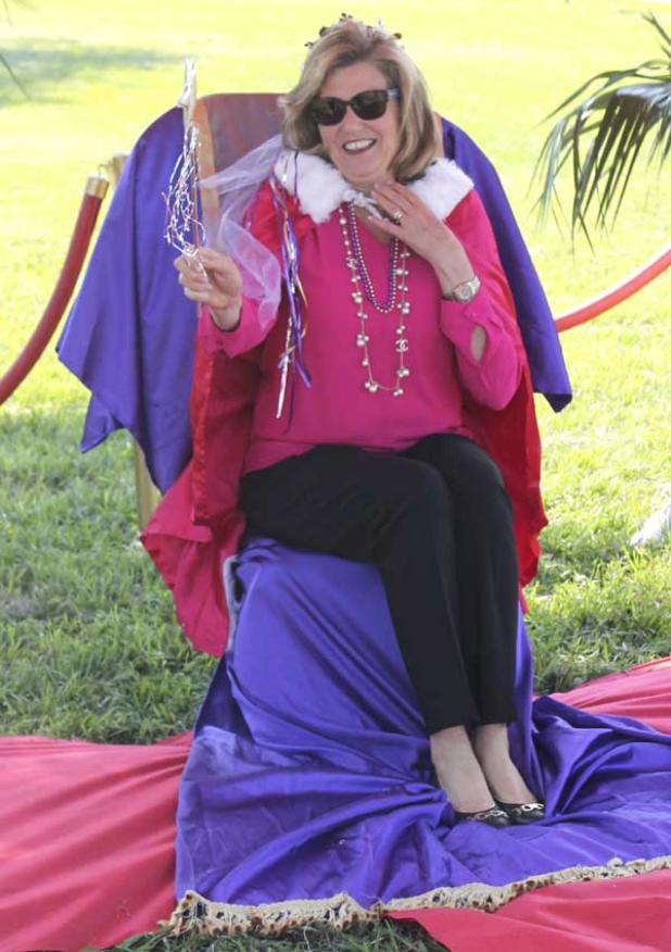 Kathleen Furness gets the royal treatment from teachers and staff. See more photos from the event in the e-Edition. (photo Chelsea Wiggs)