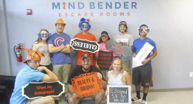 This group successfully escaped within the time limit. (photo submitted)