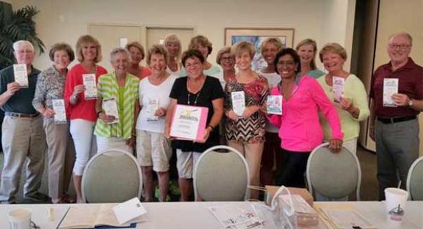 (Front row, from left) Chuck Jantz (chair), Donna Heffner, Karen Aaro (chair), Diana Bucher, Beverly Roman, Fran Palmer, Ann Smith, Bonnie Edwards, Sue Gregg, Bill Donovan, (back row, from left) Carol Carter, Maryanne Nava, Kathy Vanderbilt, Mary Kirk, Toni Porterfield and Julie Walsh. (photo submitted)