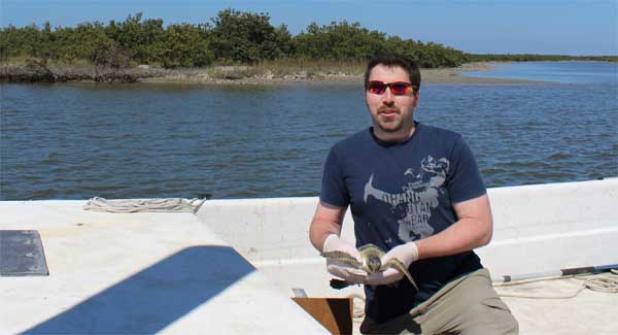 David Duffy, biologist at the Whitney Lab Sea Turtle Hospital, is the guest speaker. (photo submitted)