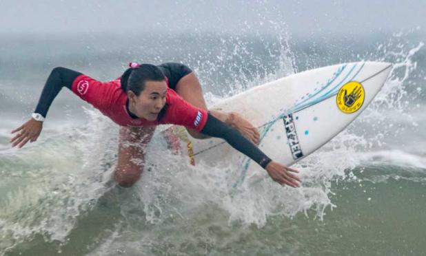 Keala Tomoda-Bannert, 2023 Surf Pro champion.