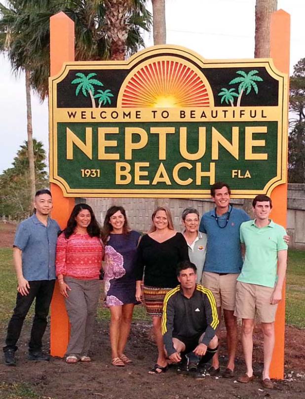 Shown are, in back from left, are Kerry Chin, Magelda Arnold, Caitlin Flynn, Heather Bayfield Weidle, Harriet Pruette, Josh Messinger and Chris Goodin, In front is Seth Joyner. Members not present include Andie Patton, Mary Stutts and Aaron Evens. (photo submitted)